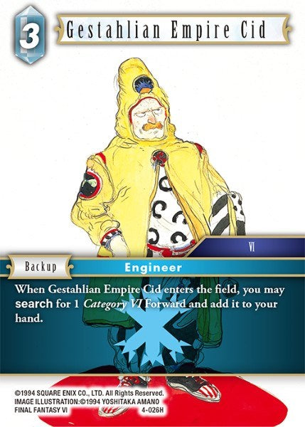Gestahlian Empire Cid [Opus IV] | Total Play