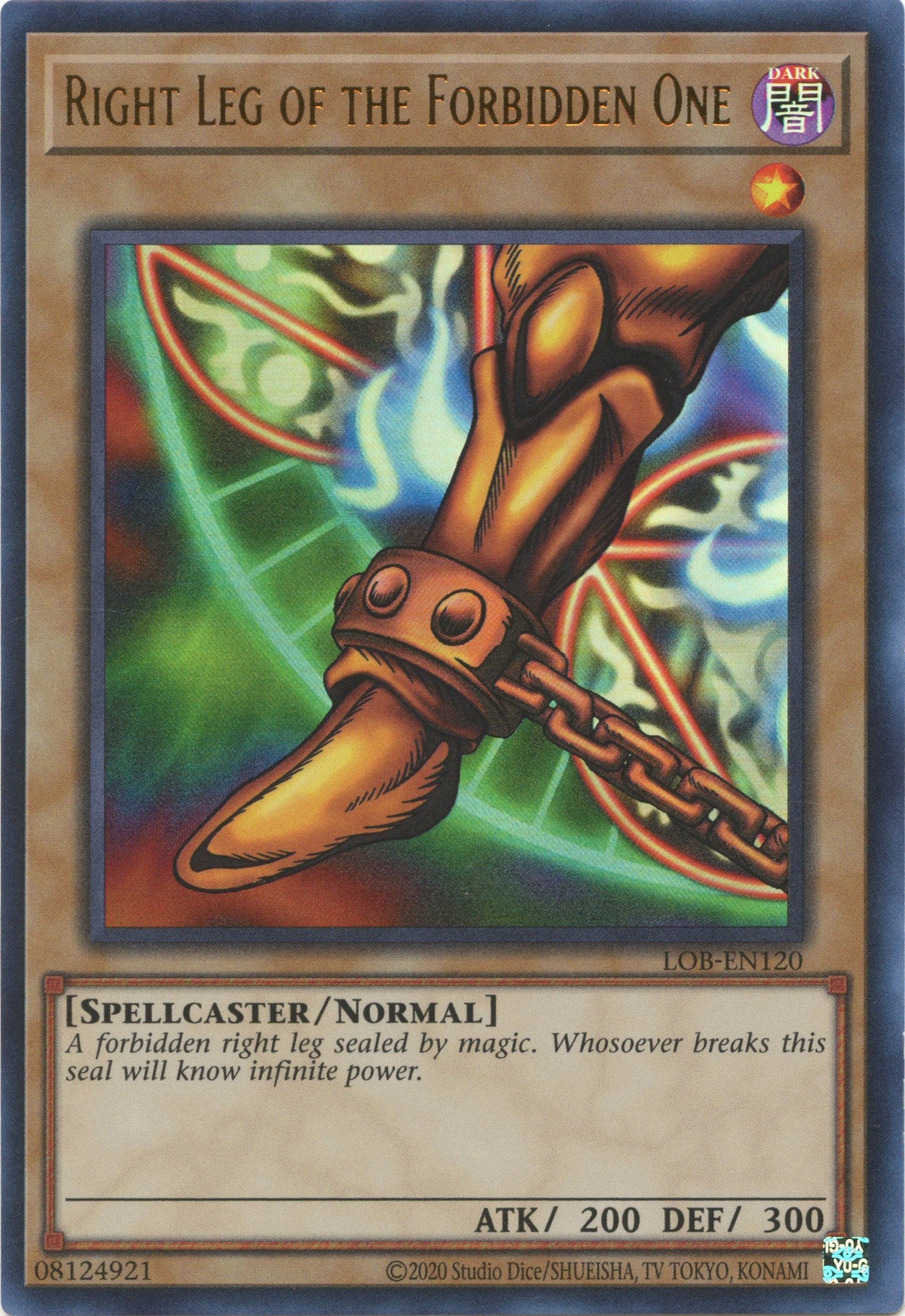 Right Leg of the Forbidden One (25th Anniversary) [LOB-EN120] Ultra Rare | Total Play