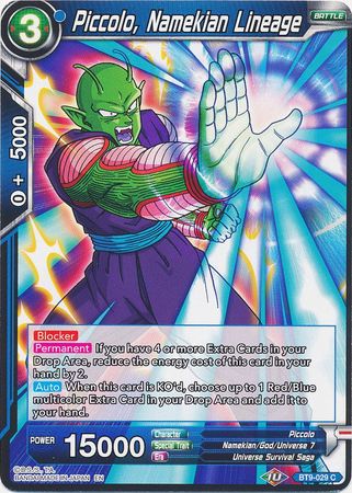 Piccolo, Namekian Lineage (BT9-029) [Universal Onslaught] | Total Play