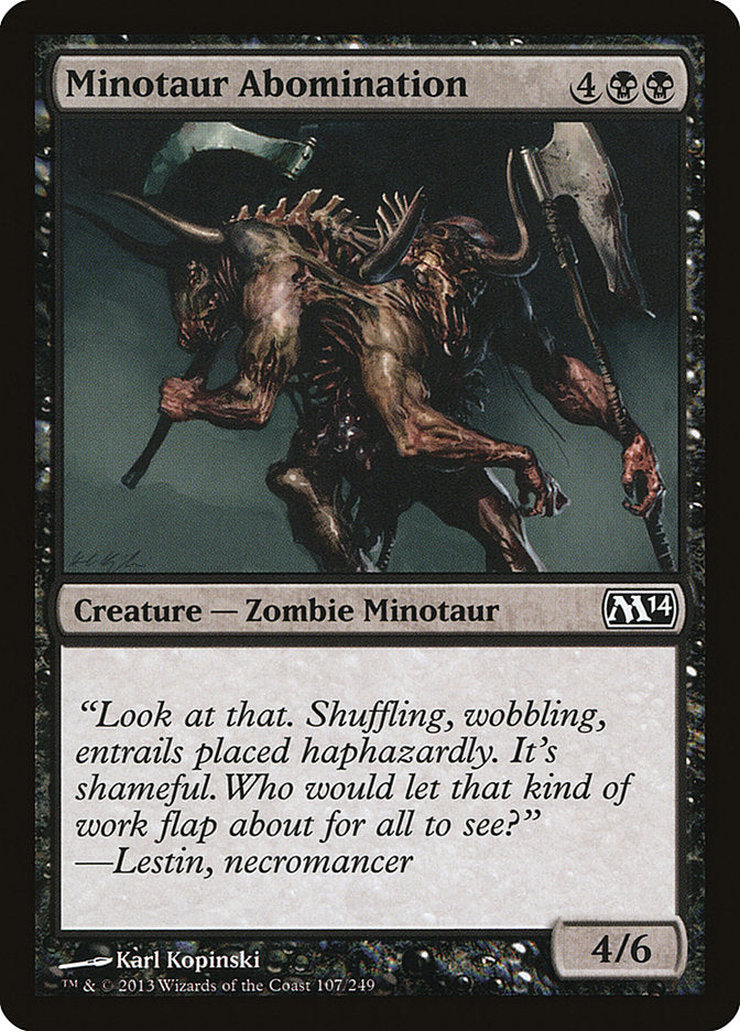 Minotaur Abomination [Magic 2014] | Total Play