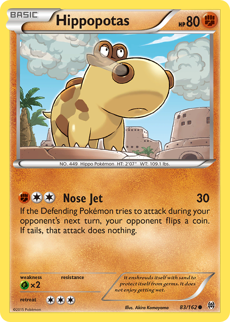 Hippopotas (83/162) [XY: BREAKthrough] | Total Play