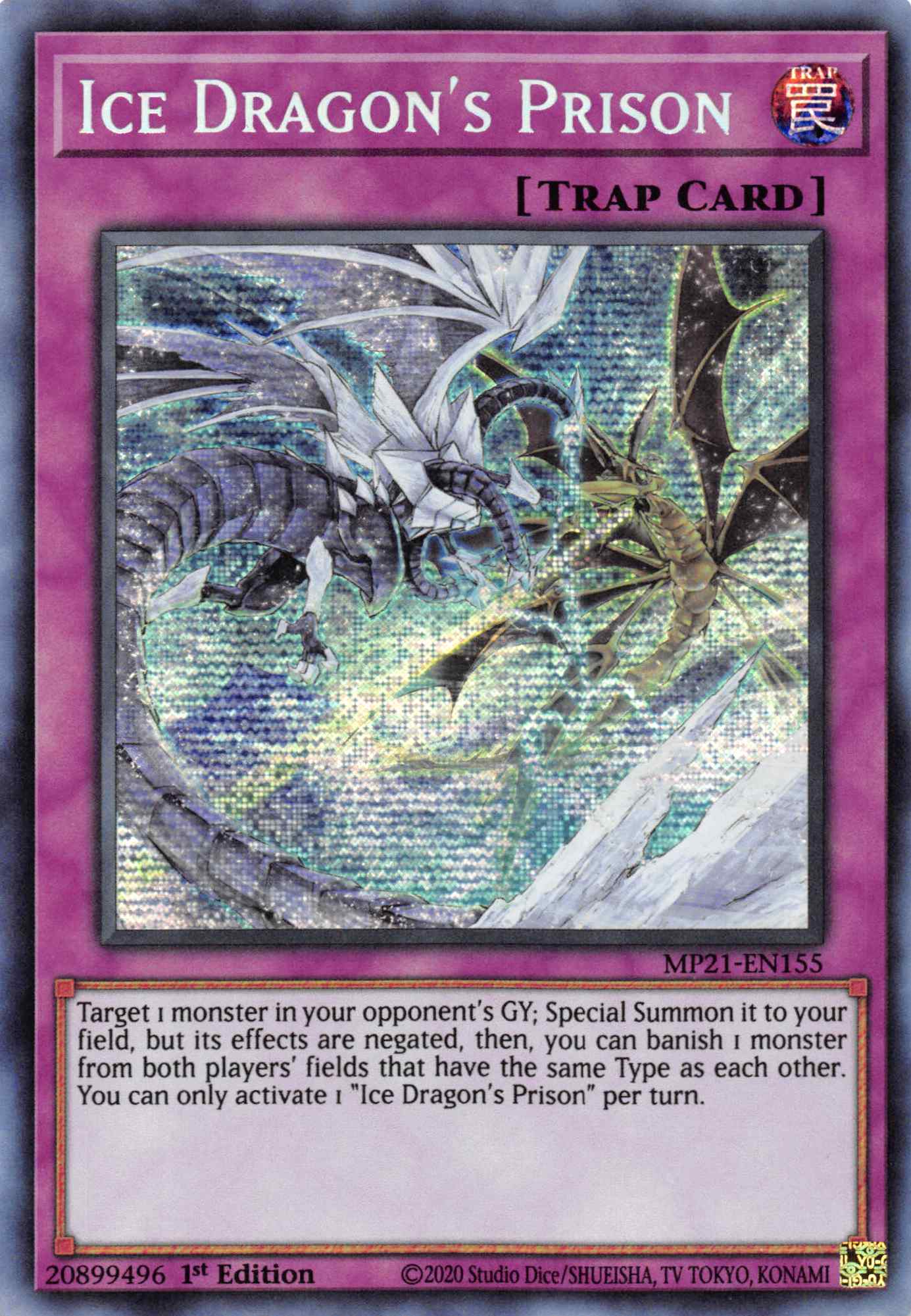 Ice Dragon's Prison [MP21-EN155] Prismatic Secret Rare | Total Play