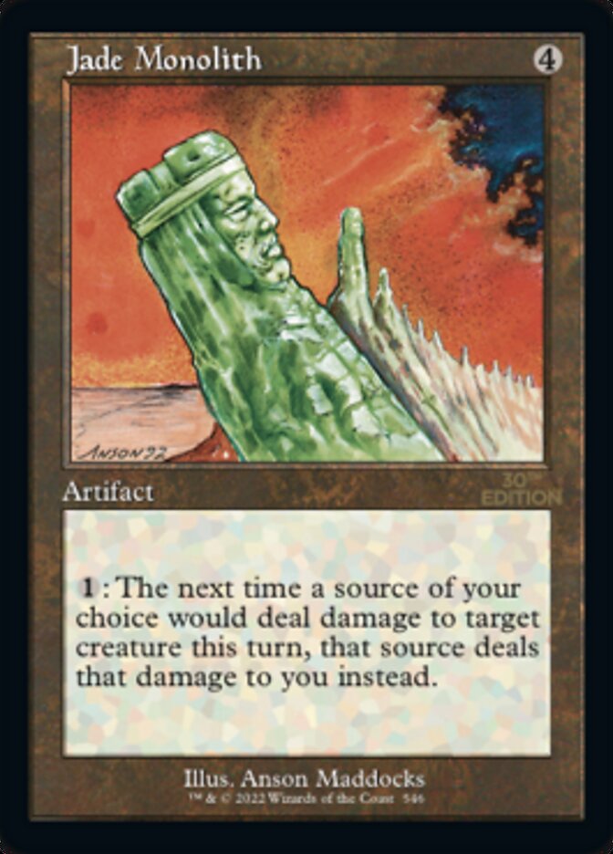 Jade Monolith (Retro) [30th Anniversary Edition] | Total Play