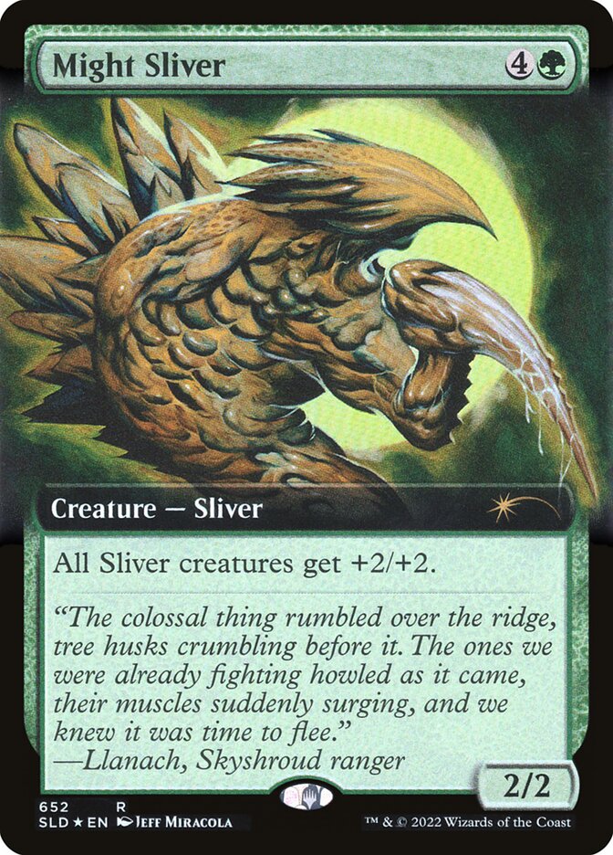 Might Sliver (Extended Art) [Secret Lair Drop Promos] | Total Play