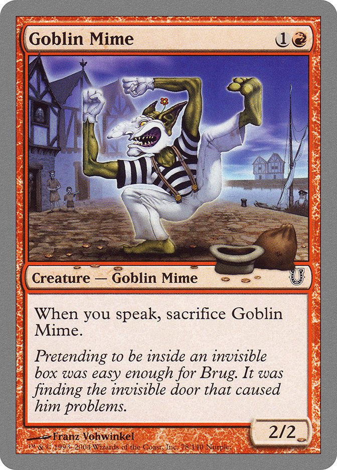 Goblin Mime [Unhinged] | Total Play
