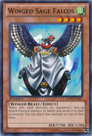 Winged Sage Falcos [BPW2-EN007] Common | Total Play