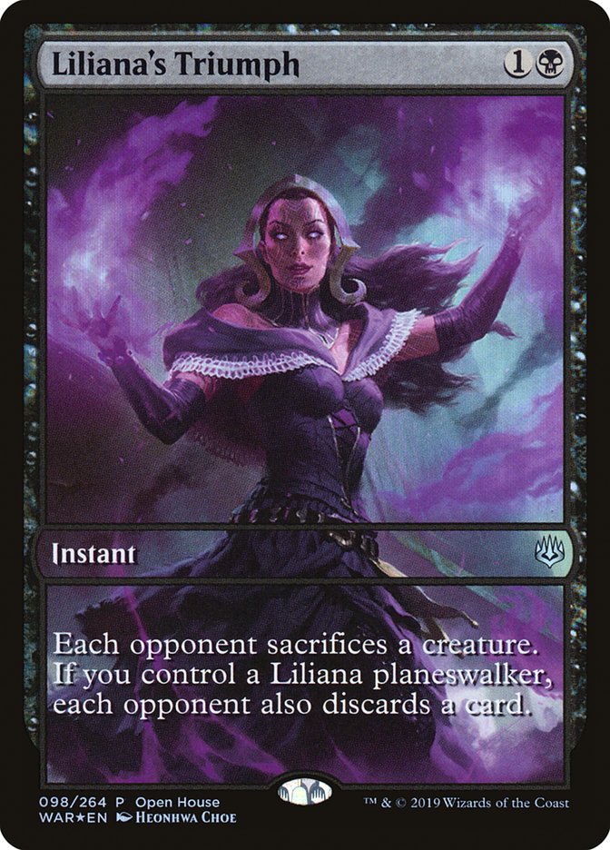 Liliana's Triumph (Open House) [War of the Spark Promos] | Total Play