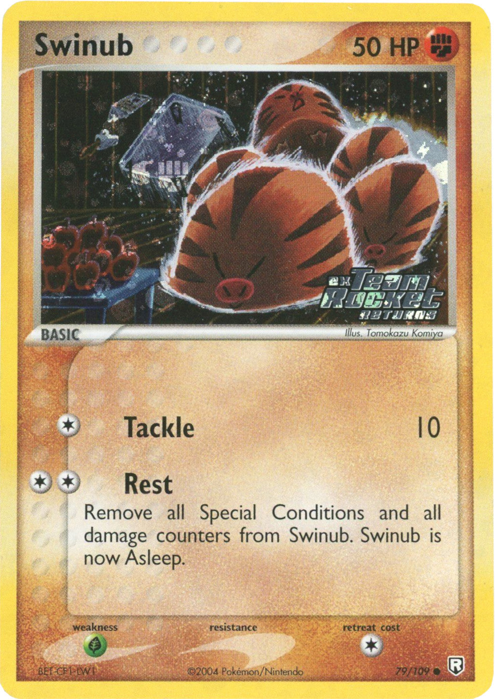 Swinub (79/109) (Stamped) [EX: Team Rocket Returns] | Total Play