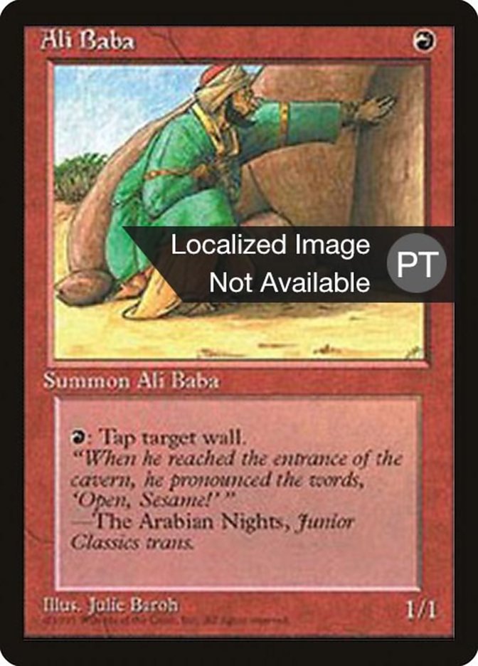 Ali Baba [Fourth Edition (Foreign Black Border)] | Total Play