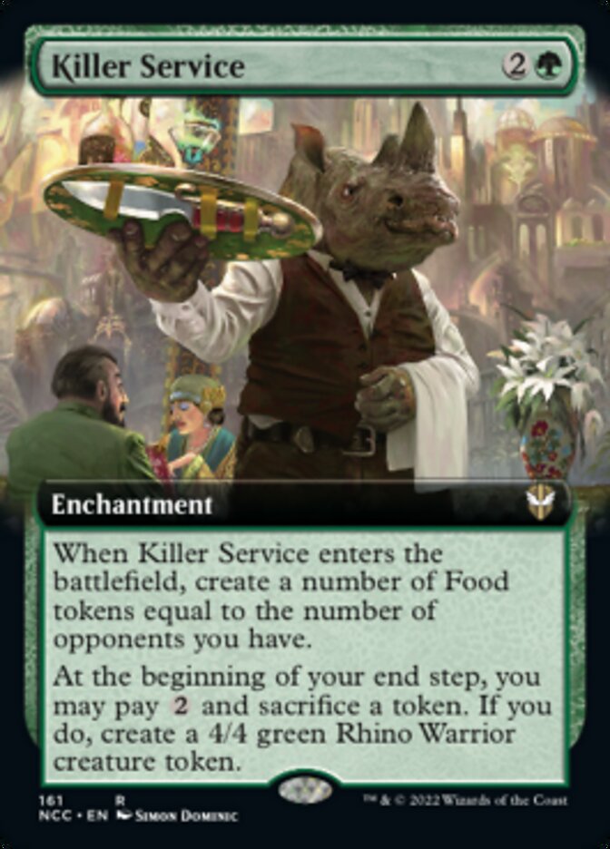 Killer Service (Extended Art) [Streets of New Capenna Commander] | Total Play