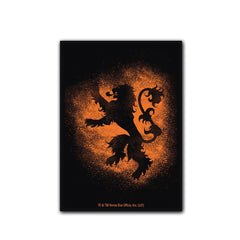 Dragon Shield: Standard 100ct Brushed Art Sleeves - Game of Thrones (House Lannister) | Total Play