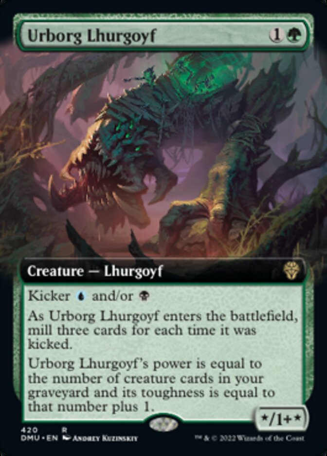 Urborg Lhurgoyf (Extended Art) [Dominaria United] | Total Play