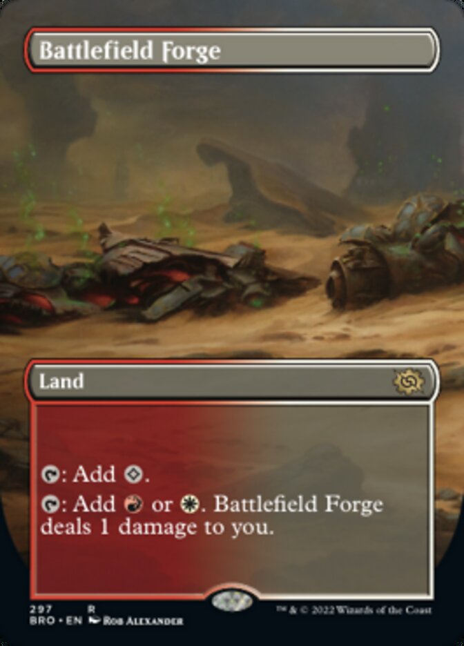 Battlefield Forge (Borderless Alternate Art) [The Brothers' War] | Total Play