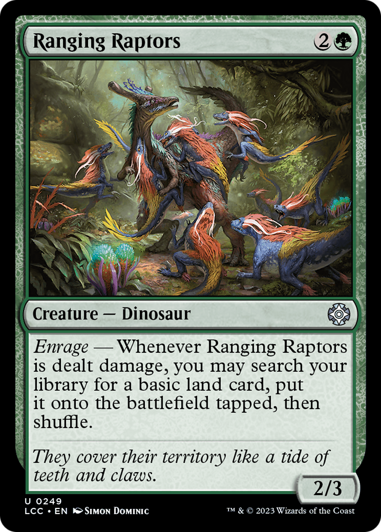 Ranging Raptors [The Lost Caverns of Ixalan Commander] | Total Play