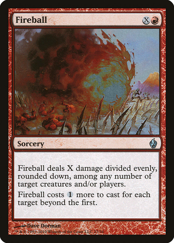 Fireball [Premium Deck Series: Fire and Lightning] | Total Play