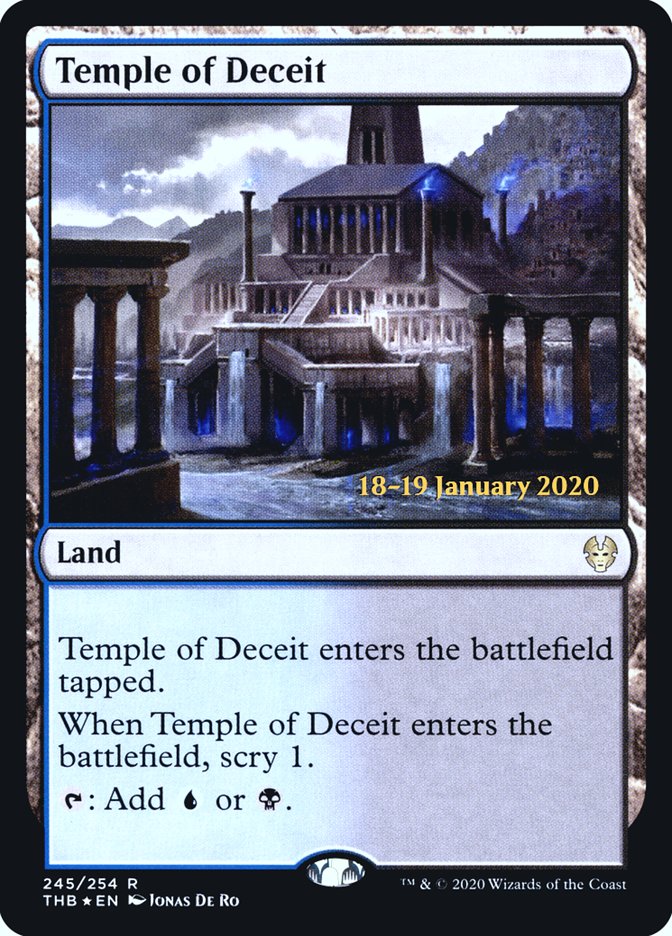 Temple of Deceit [Theros Beyond Death Prerelease Promos] | Total Play