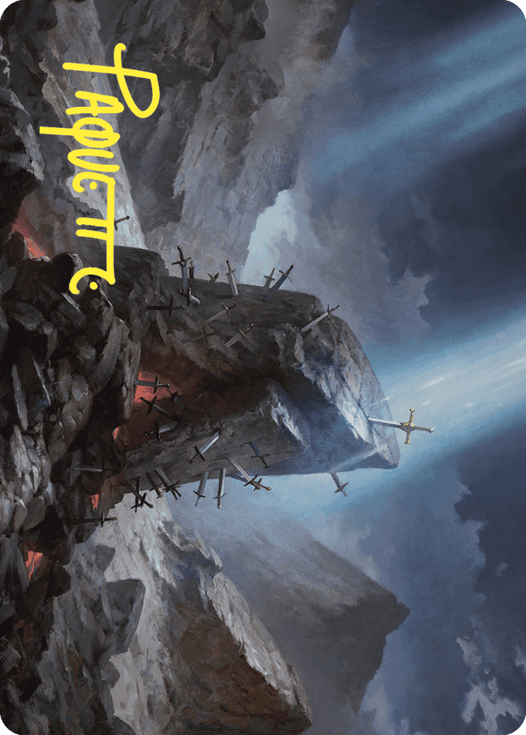 The Irencrag Art Card (Gold-Stamped Signature) [Wilds of Eldraine Art Series] | Total Play