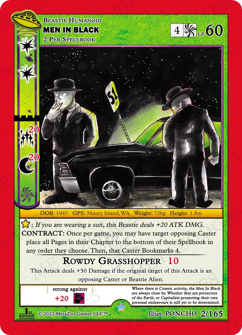 Men in Black [Cryptid Nation: UFO First Edition] | Total Play