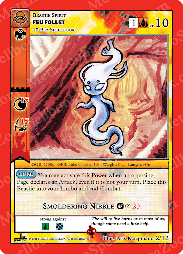 Feu Follet (Headless Annie) [Cryptid Nation: Nightfall First Edition Release Event Deck] | Total Play