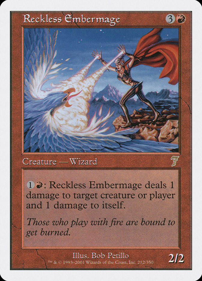 Reckless Embermage [Seventh Edition] | Total Play