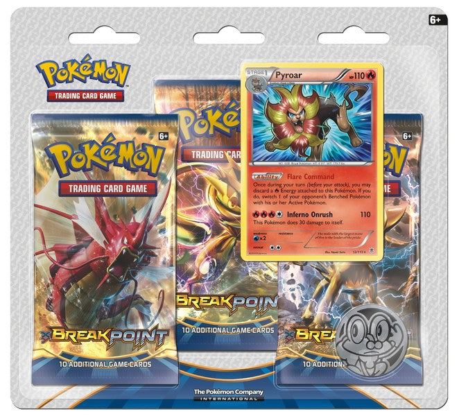 XY: BREAKpoint - 3-Pack Blister Pack (Pyroar) | Total Play