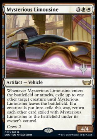 Mysterious Limousine (Promo Pack) [Streets of New Capenna Promos] | Total Play