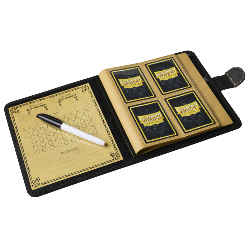 Dragon Shield: Spell Codex - Black (160 Slots) | Total Play