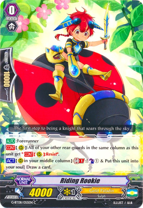 Riding Rookie (G-BT08/055EN) [Absolute Judgment] | Total Play