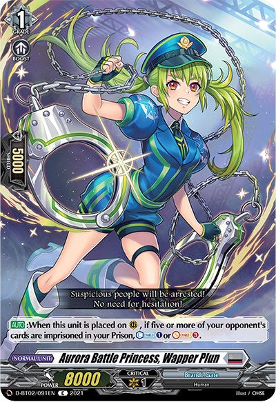 Aurora Battle Princess, Wapper Plun (D-BT02/091EN) [A Brush with the Legends] | Total Play