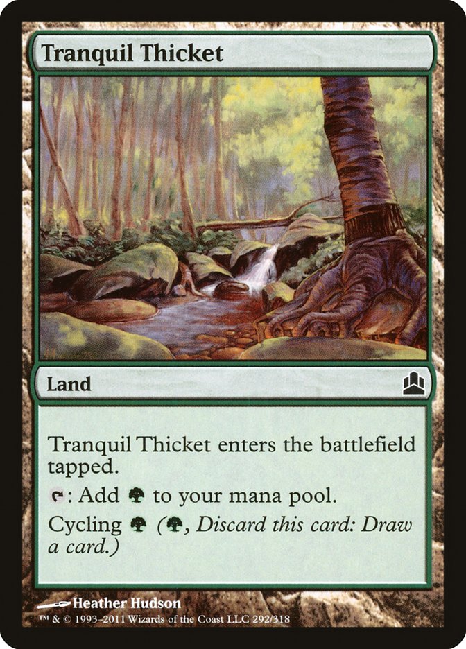 Tranquil Thicket [Commander 2011] | Total Play