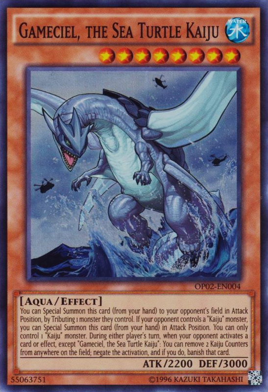 Gameciel, the Sea Turtle Kaiju [OP02-EN004] Super Rare | Total Play