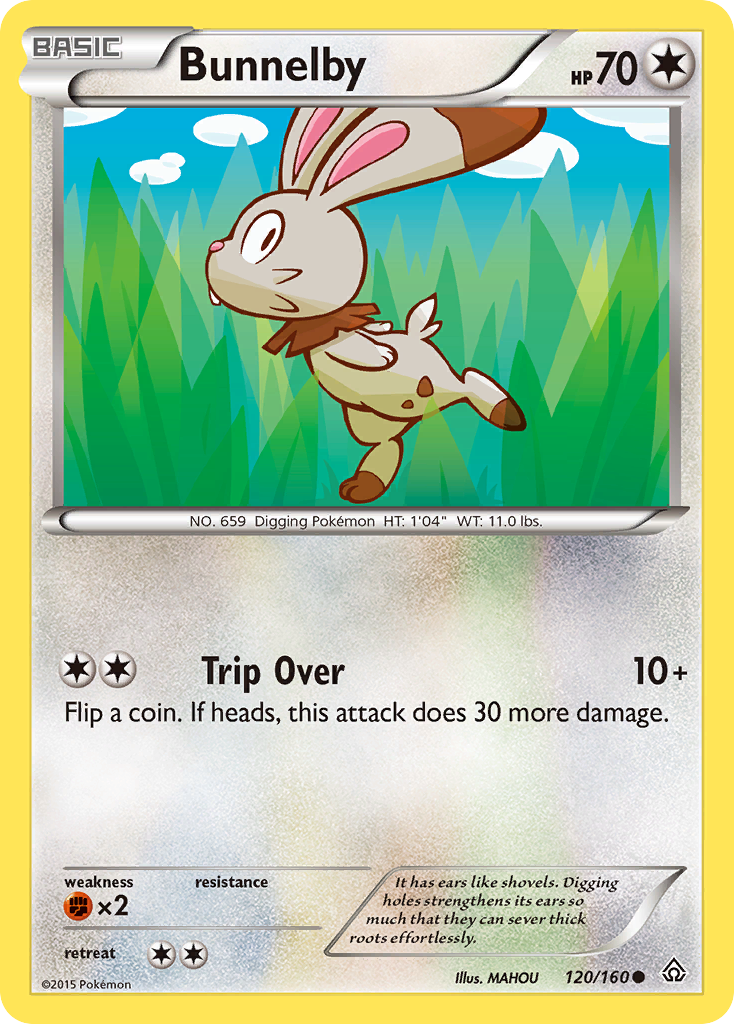 Bunnelby (120/160) [XY: Primal Clash] | Total Play