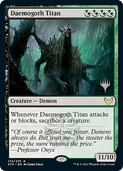 Daemogoth Titan (Promo Pack) [Strixhaven: School of Mages Promos] | Total Play