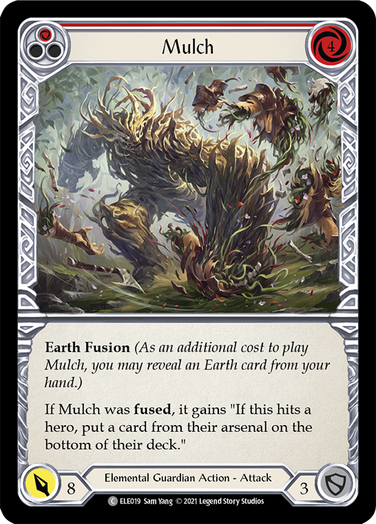 Mulch (Red) [ELE019] (Tales of Aria)  1st Edition Rainbow Foil | Total Play