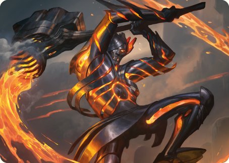 Forgehammer Centurion Art Card [Phyrexia: All Will Be One Art Series] | Total Play