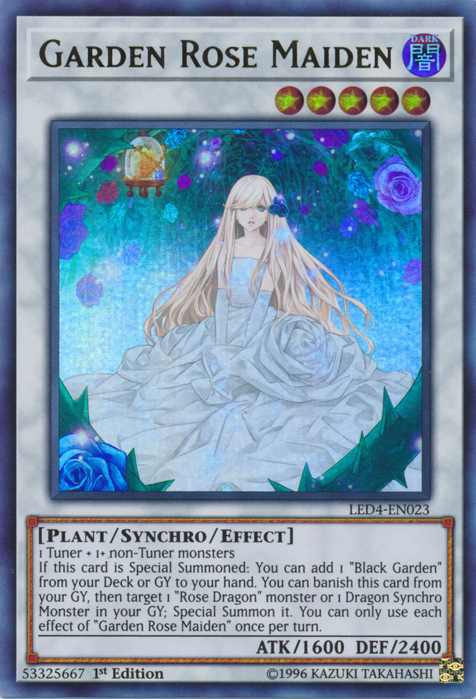 Garden Rose Maiden [LED4-EN023] Ultra Rare | Total Play