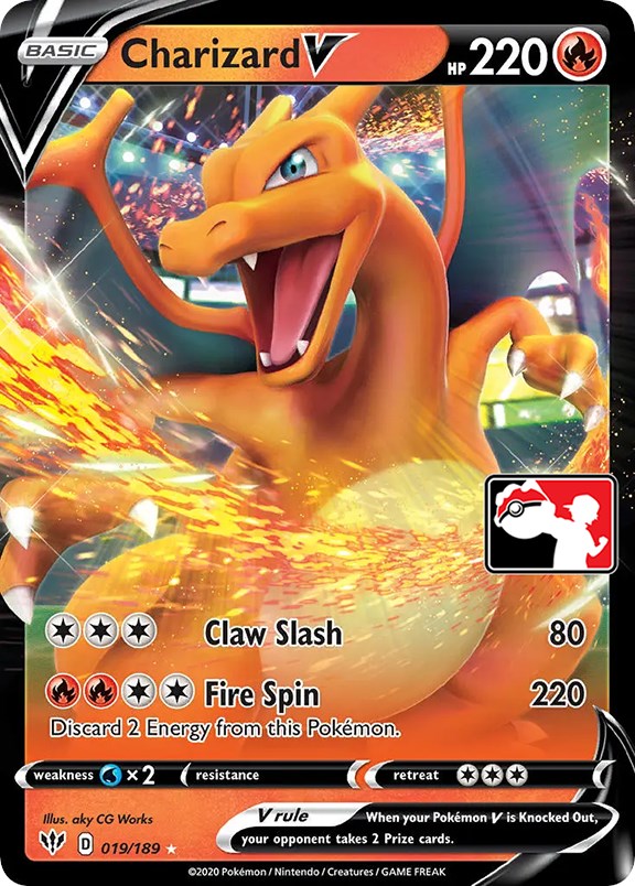 Charizard V (019/189) [Prize Pack Series One] | Total Play