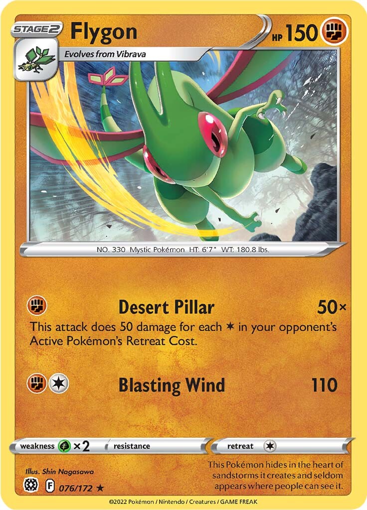 Flygon (076/172) [Sword & Shield: Brilliant Stars] | Total Play