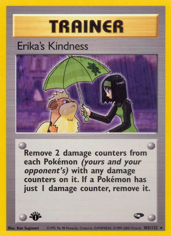 Erika's Kindness (103/132) [Gym Challenge 1st Edition] | Total Play