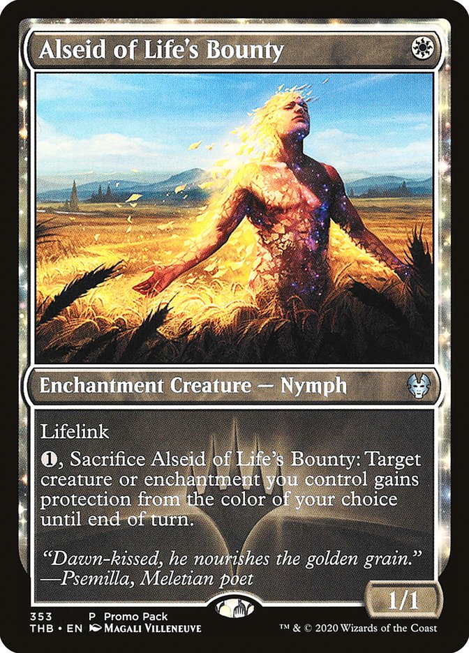 Alseid of Life's Bounty (Promo Pack) [Theros Beyond Death Promos] | Total Play