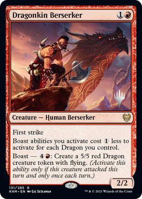 Dragonkin Berserker (Promo Pack) [Kaldheim Promos] | Total Play