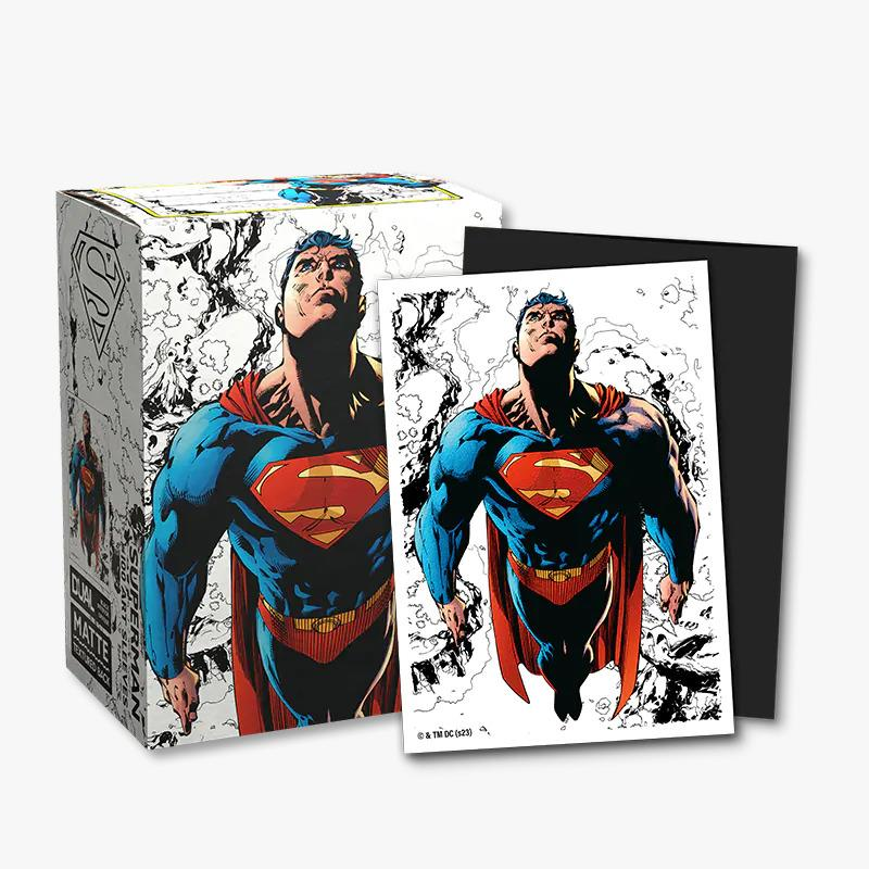 Dragon Shield: Standard 100ct Art Sleeves - Superman Core Full Art (Dual Matte) | Total Play