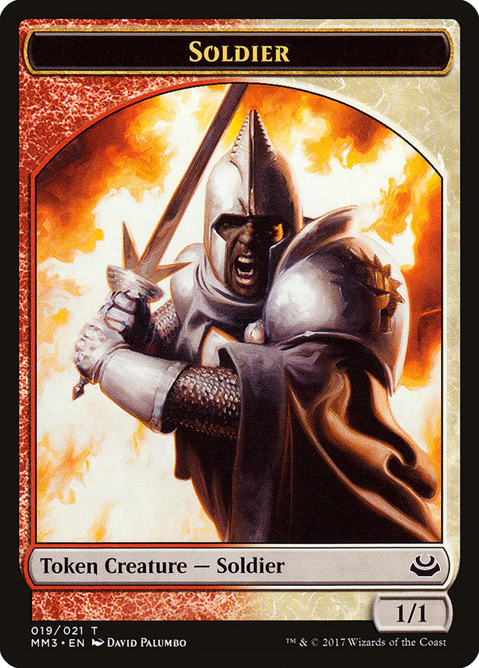 Soldier Token (019/021) [Modern Masters 2017 Tokens] | Total Play
