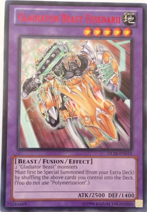 Gladiator Beast Essedarii (Red) [DL18-EN010] Rare | Total Play