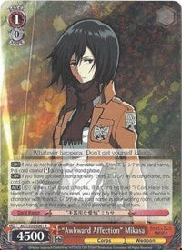 "Awkward Affection" Mikasa (AOT/S35-E061 R) [Attack on Titan] | Total Play