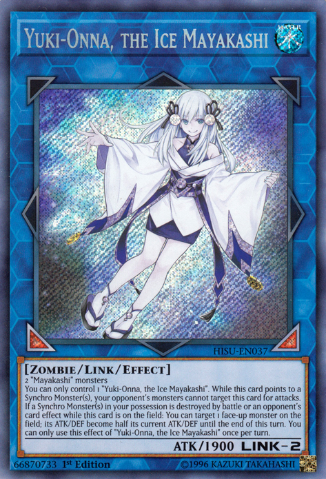 Yuki-Onna, the Ice Mayakashi [HISU-EN037] Secret Rare | Total Play