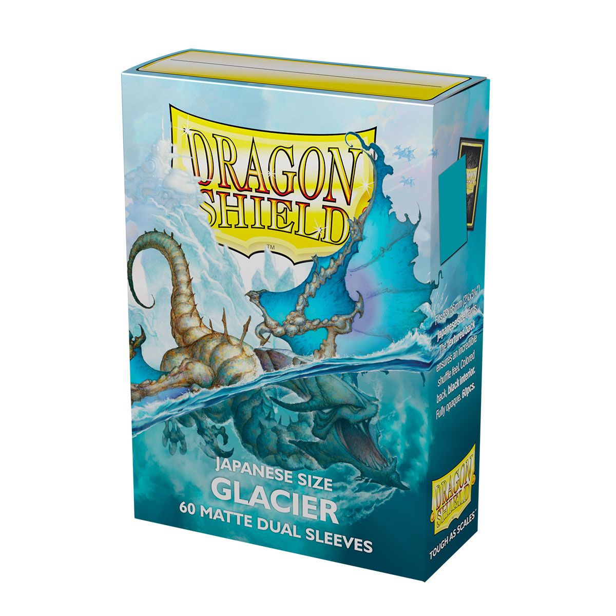Dragon Shield: Japanese Size 60ct Sleeves - Glacier (Dual Matte) | Total Play