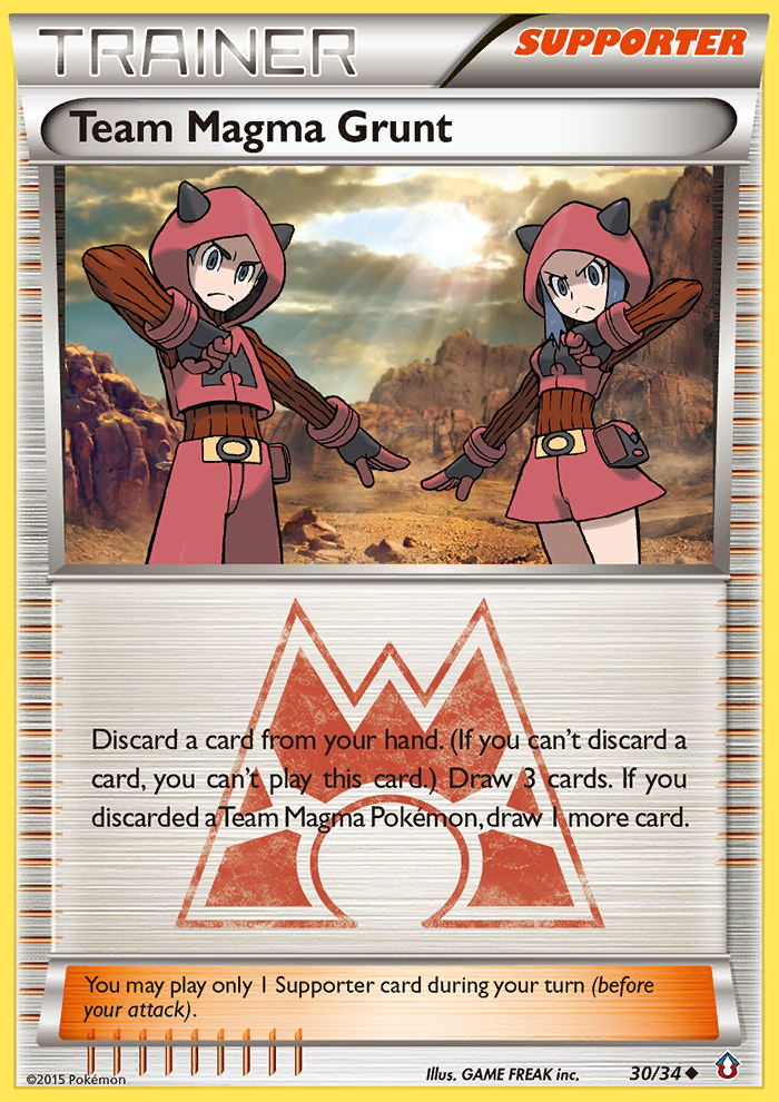 Team Magma Grunt (30/34) [XY: Double Crisis] | Total Play