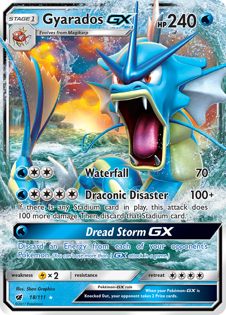 Gyarados GX (18/111) [Sun & Moon: Crimson Invasion] | Total Play