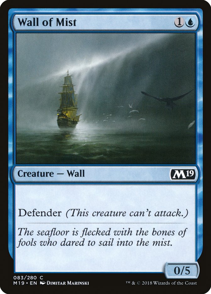 Wall of Mist [Core Set 2019] | Total Play